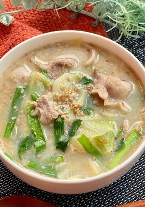 とんこつ風スープ-レシピのメイン写真