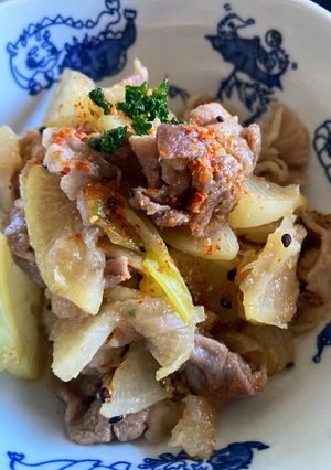 簡単ほったらかし‼︎豚こまと大根の炒め煮-レシピのメイン写真