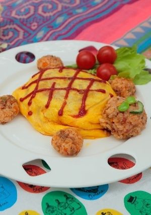 まごが大喜び！かめさんオムライス-レシピのメイン写真