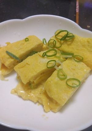 小学生５年がつくるチーズ入りだし巻き卵。-レシピのメイン写真