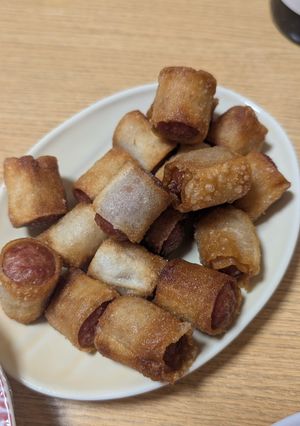 話題のレシピ！サクッとパリパリウインナー-レシピのメイン写真