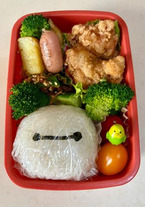 簡単キャラ弁ベイマックス-レシピのメイン写真