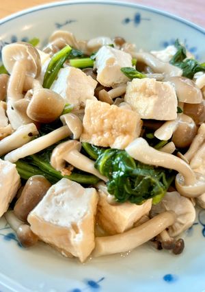 きのことほうれん草の和物-レシピのメイン写真