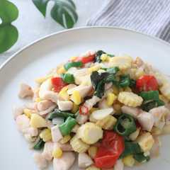 รูปของ ガパオ風夏野菜のナンプラー炒め