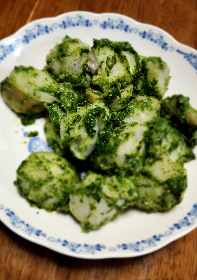 母の味。クセうま山椒味噌和え里芋-レシピのメイン写真