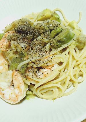 海老とアボカドのレモンパスタ-レシピのメイン写真