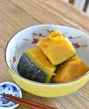 家庭料理の定番かぼちゃの煮物【作り置き】