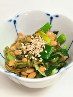 ◇めかぶと納豆のぬた風和えもの◇-レシピのメイン写真