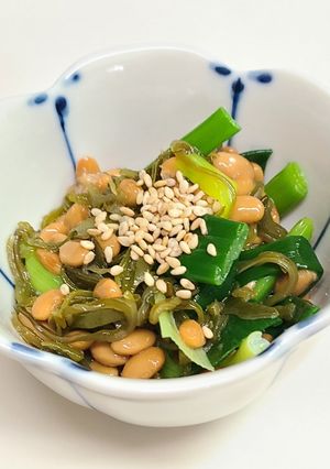 ◇めかぶと納豆のぬた風和えもの◇-レシピのメイン写真