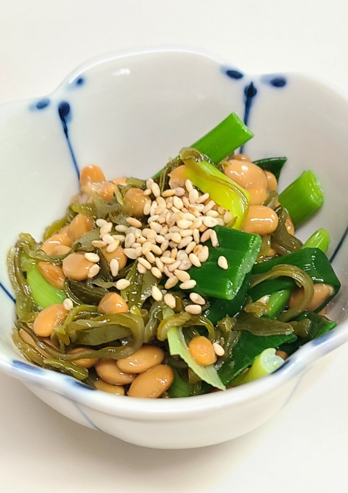 ◇めかぶと納豆のぬた風和えもの◇-レシピのメイン写真