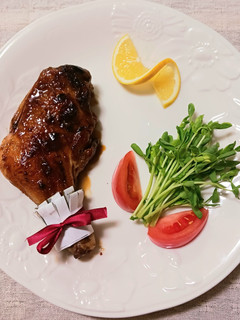 はちみつとろタレローストチキンクリスマス-レシピのメイン写真