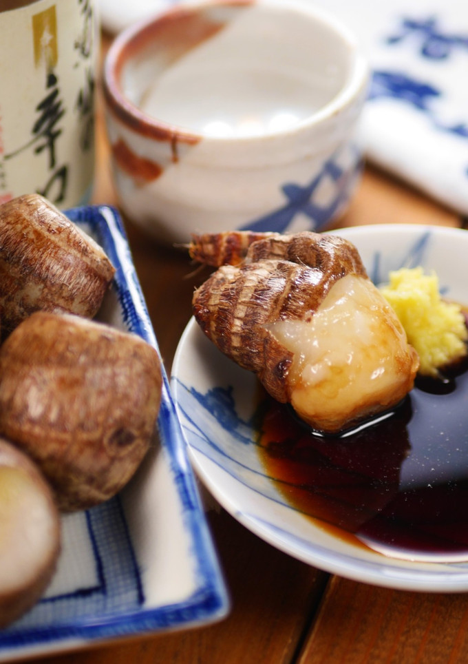 秋の副菜①とろとろ里芋のしょうが醤油-レシピのメイン写真