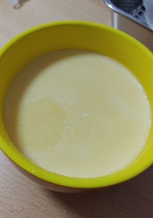 レンジでカラメル作り!特大どんぶりプリン-レシピのメイン写真