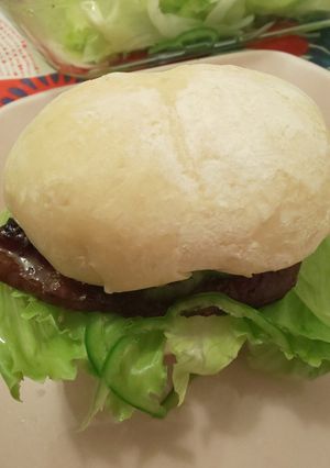 ハイジの白ぱん焼き肉サンド。-レシピのメイン写真