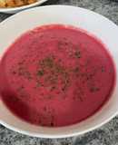 Beetroot potage soup:ビーツのポタージュスープ