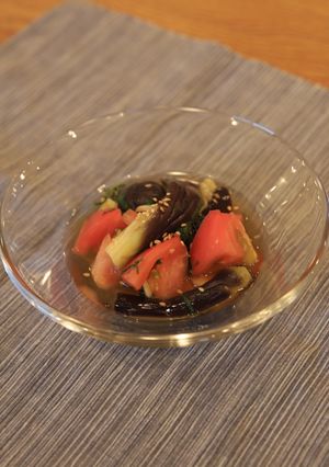 ナスとトマトのさっぱり酢あえ-レシピのメイン写真
