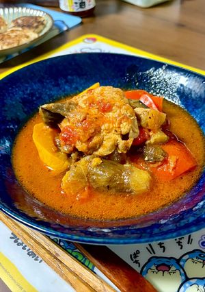 鶏肉のラタトゥイユ風煮込み-レシピのメイン写真