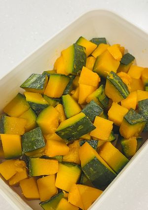 かぼちゃのダイス照り煮風-レシピのメイン写真