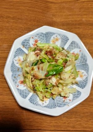 レンジキャベツの梅おかか和え-レシピのメイン写真