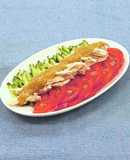 酢みそで作る♪鶏むね肉と夏野菜の棒棒鶏風