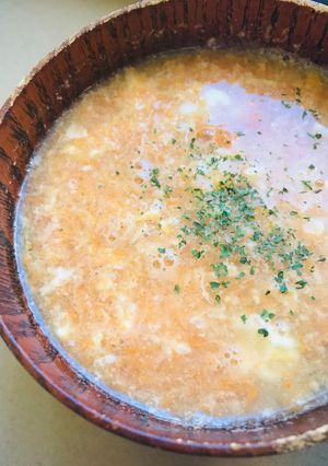 すりおろしニンジンの味噌汁-レシピのメイン写真