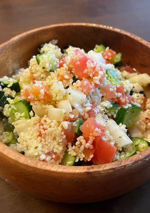 リピ確定!夏野菜のブルグルサラダ-レシピのメイン写真