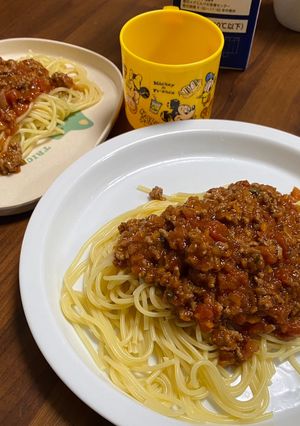 ミートスパゲッティ　別名ボロネーゼ-レシピのメイン写真