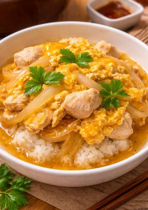 簡単 つゆだく親子丼 大人数用-レシピのメイン写真