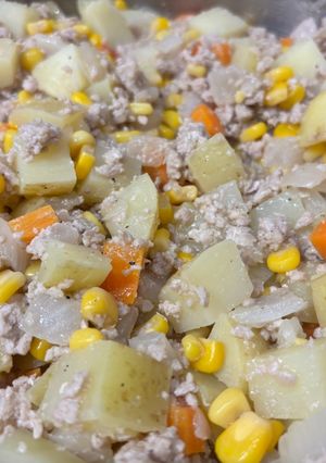 新じゃがの玉葱糀でコンソメ煮4毒抜き-レシピのメイン写真