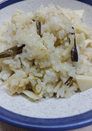 筍と蕨の炊き込みご飯-レシピのメイン写真