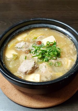 鰹のふんわりつみれ入り田舎味噌汁-レシピのメイン写真