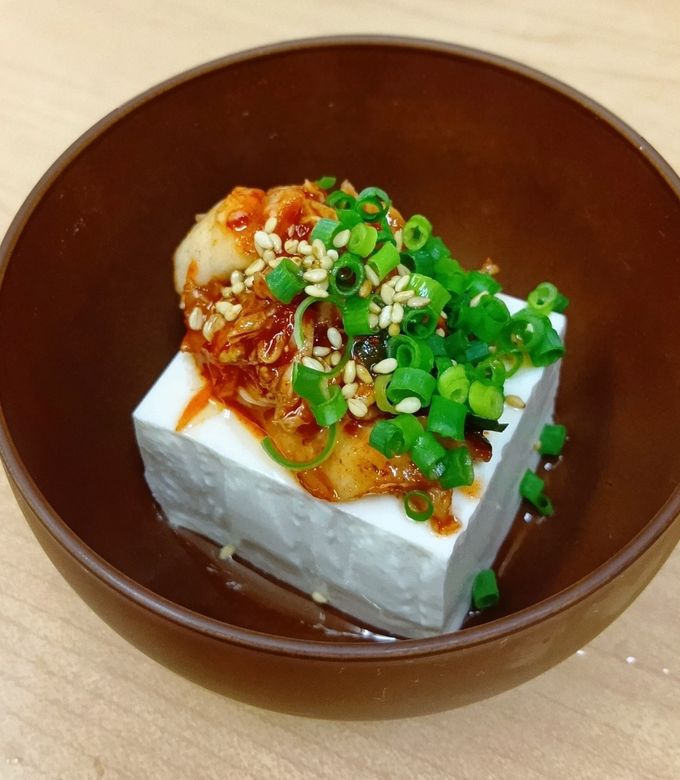 キムチ冷奴【ここから栄養士】-レシピのメイン写真