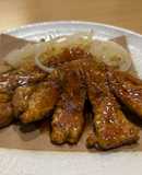 豚ロースのプルーンソース焼き。