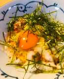 かつお節＆海苔の玉かけとろろごはん