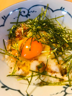 かつお節&海苔の玉かけとろろごはん-レシピのメイン写真