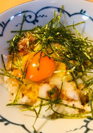 かつお節＆海苔の玉かけとろろごはん-レシピのメイン写真