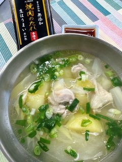 焼肉の生だれでお手軽韓国タッカンマリ鍋-レシピのメイン写真