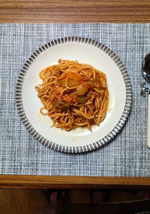 ヨウサマの減塩おやじの研究 ナポリタン②-レシピのメイン写真