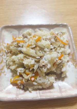 鶏ごぼう飯-レシピのメイン写真