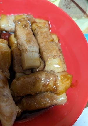 余った切り餅で！甘辛肉巻き餅-レシピのメイン写真