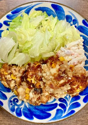厚揚げとツナ缶とコーンのハンバーグ-レシピのメイン写真