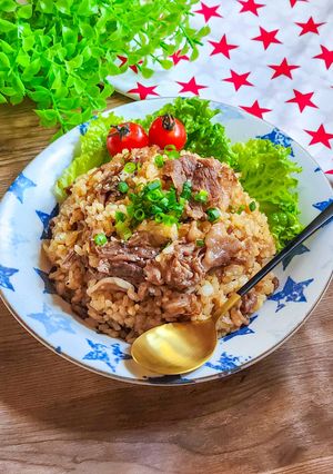 甘辛☆牛肉ガーリックチャーハン☆-レシピのメイン写真