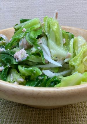 春キャベツとシーチキンのサッパリサラダ🥬-レシピのメイン写真