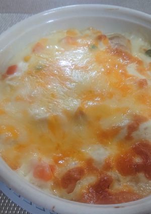 鶏肉とミックスベジタブルのグラタン-レシピのメイン写真