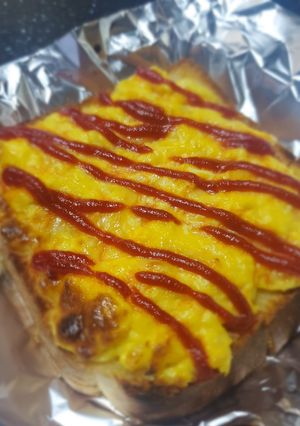 とろーりチーズのたまごトースト-レシピのメイン写真
