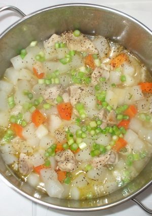 鶏肉大根コンソメ煮♪簡単レシピ野菜料理-レシピのメイン写真