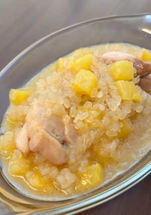 鶏肉とこんにゃくのココナッツパイン煮-レシピのメイン写真