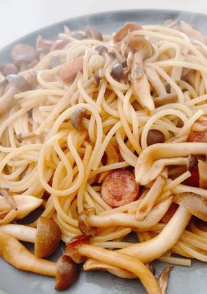 きのことウインナーのパスタ-レシピのメイン写真