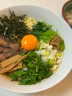 大盛油そば&卵スープ-レシピのメイン写真