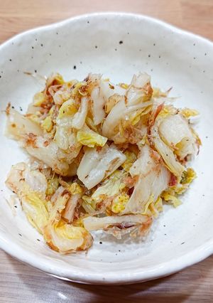レンジで簡単！白菜のさっぱりおかか和え-レシピのメイン写真
